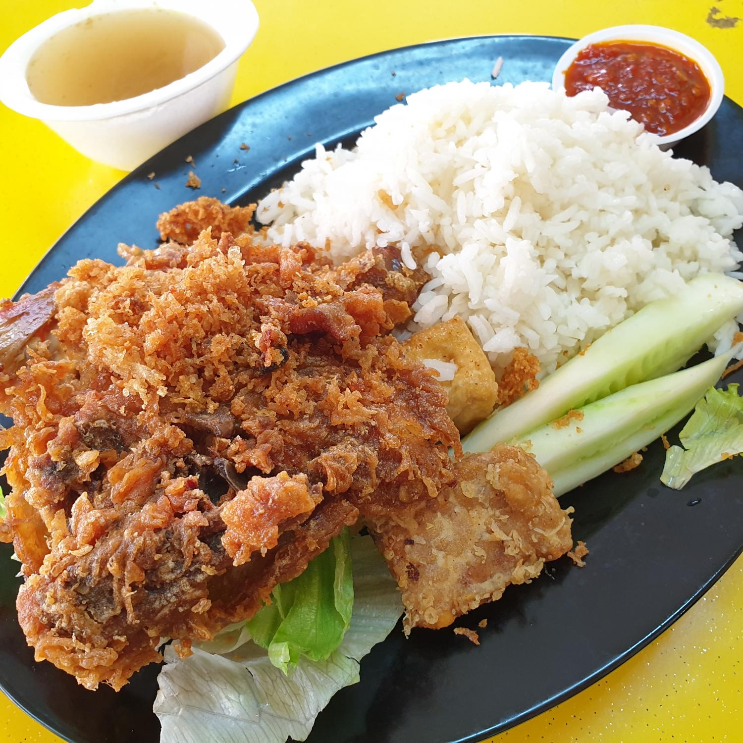 Nasi Ayam Penyet