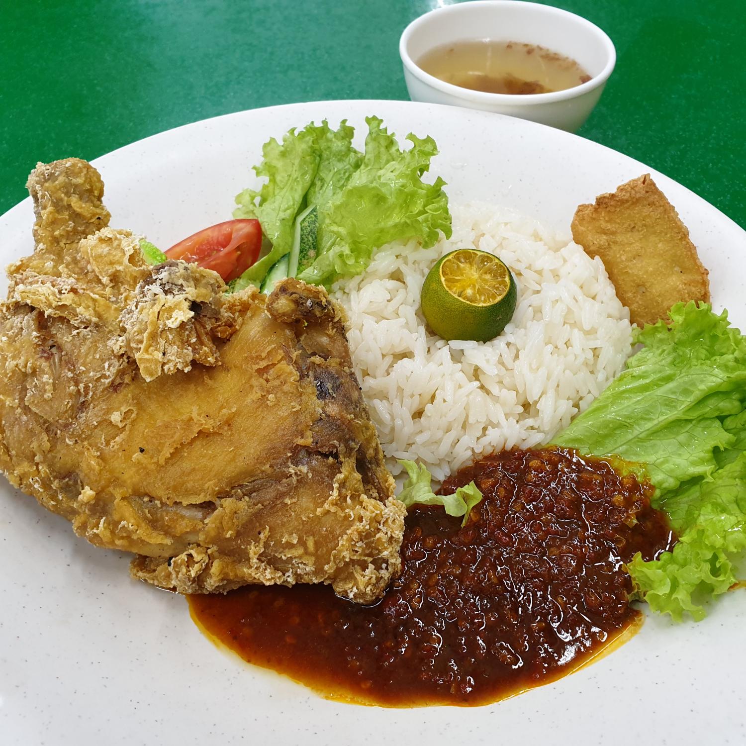 Nasi Ayam Penyet