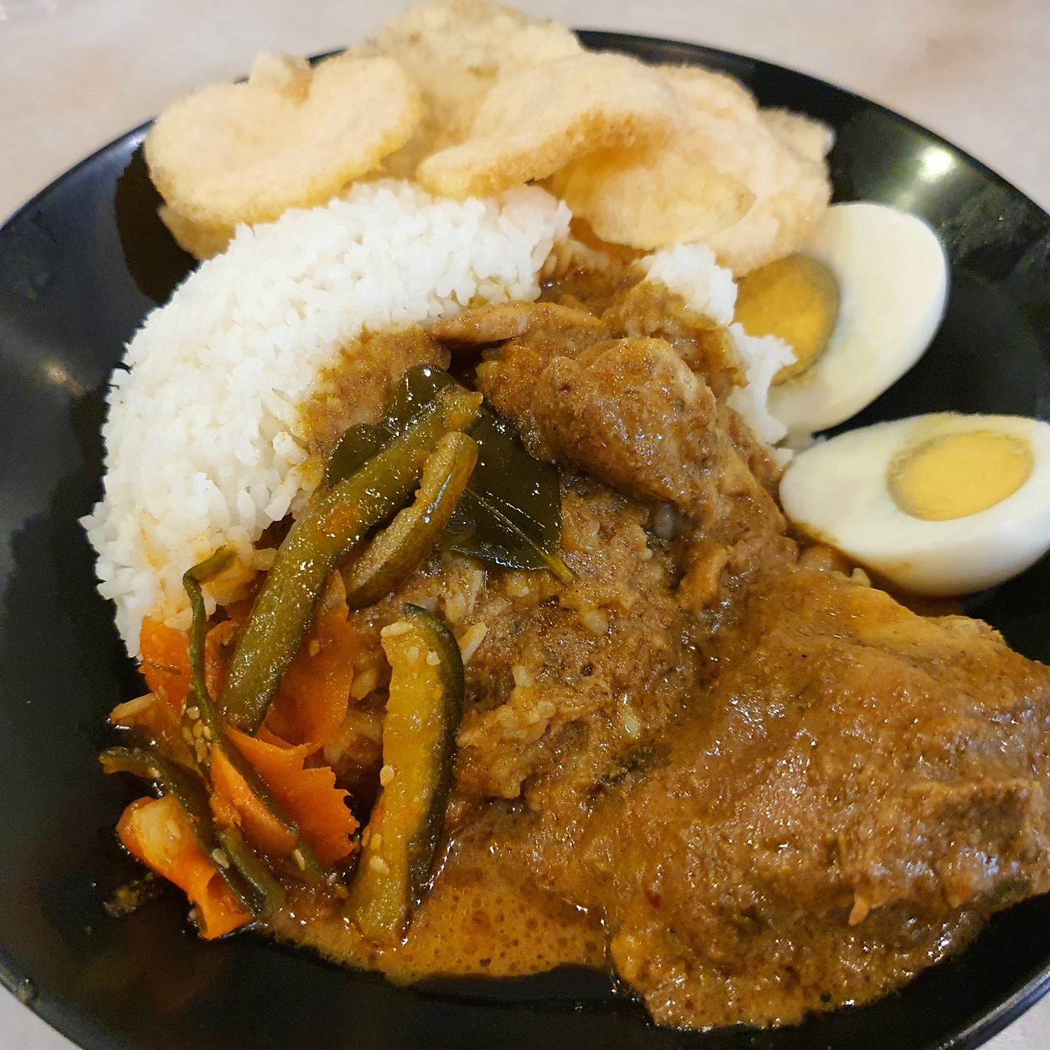 Chicken Rendang Rice
