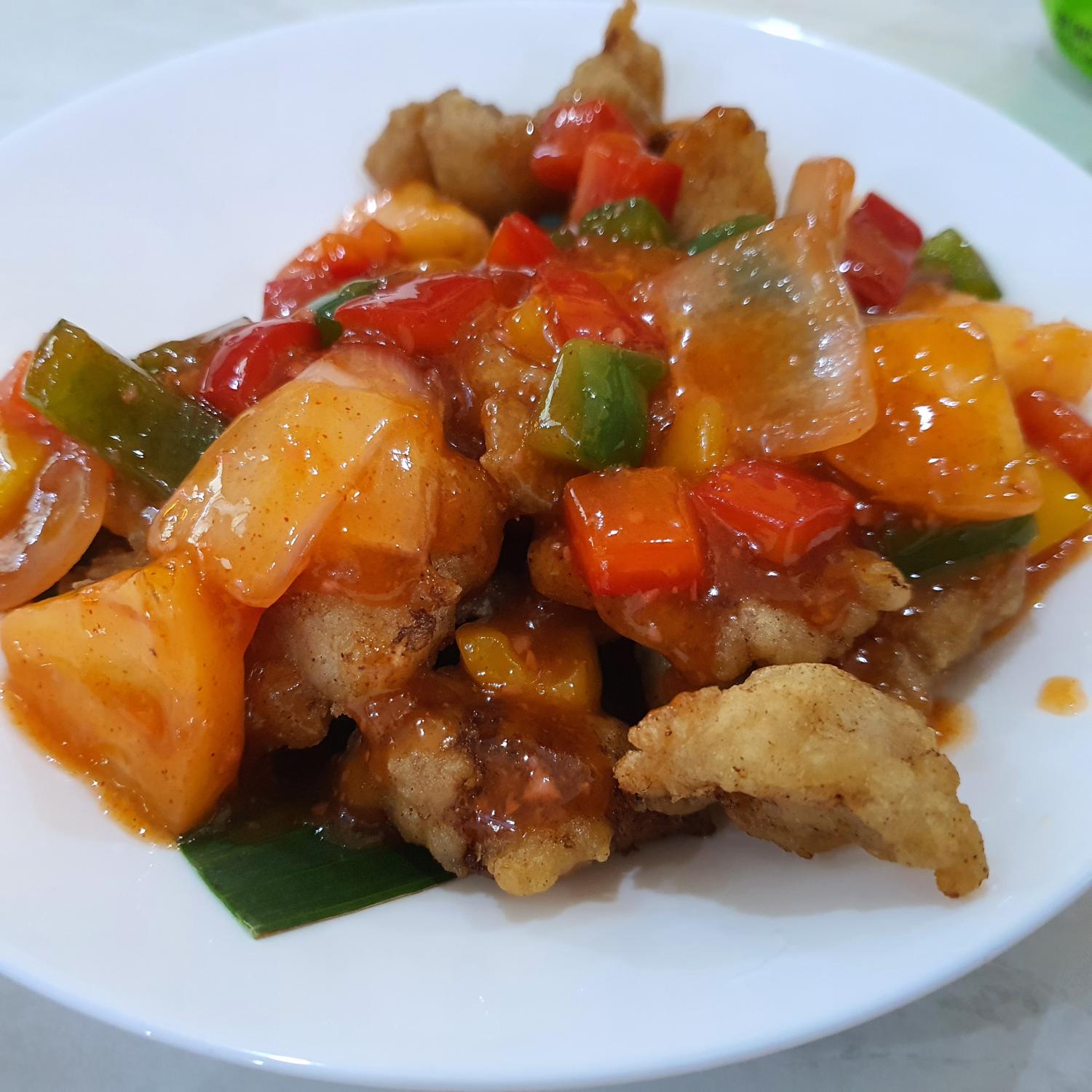 Sweet and Sour Sliced Fish