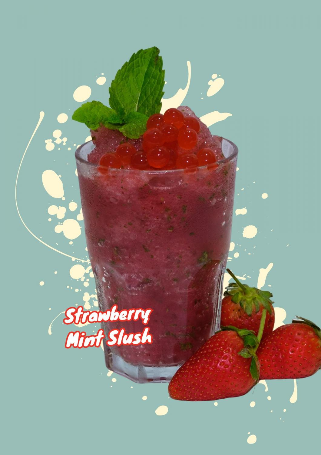 Strawberry Mint Slush