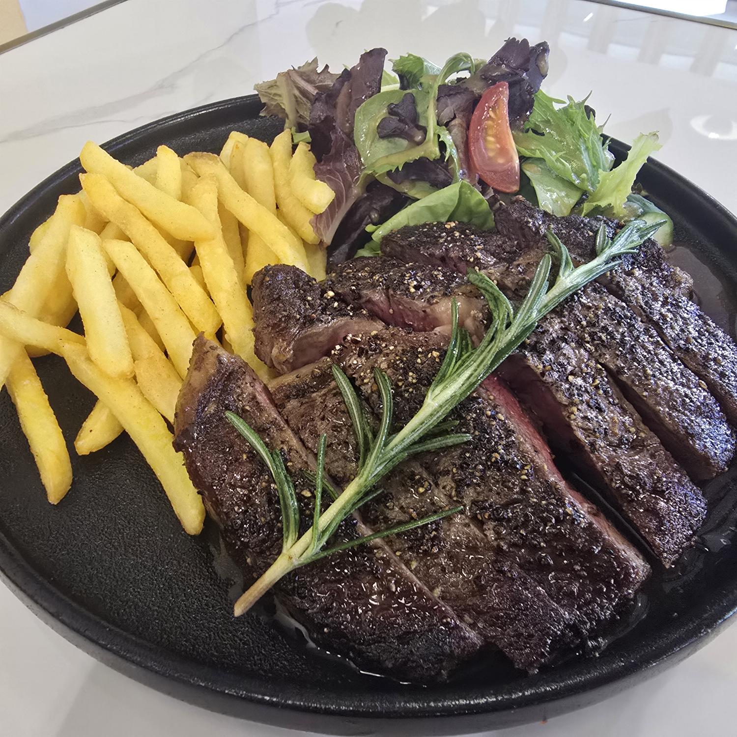 Ribeye Steak with Truffle Jus