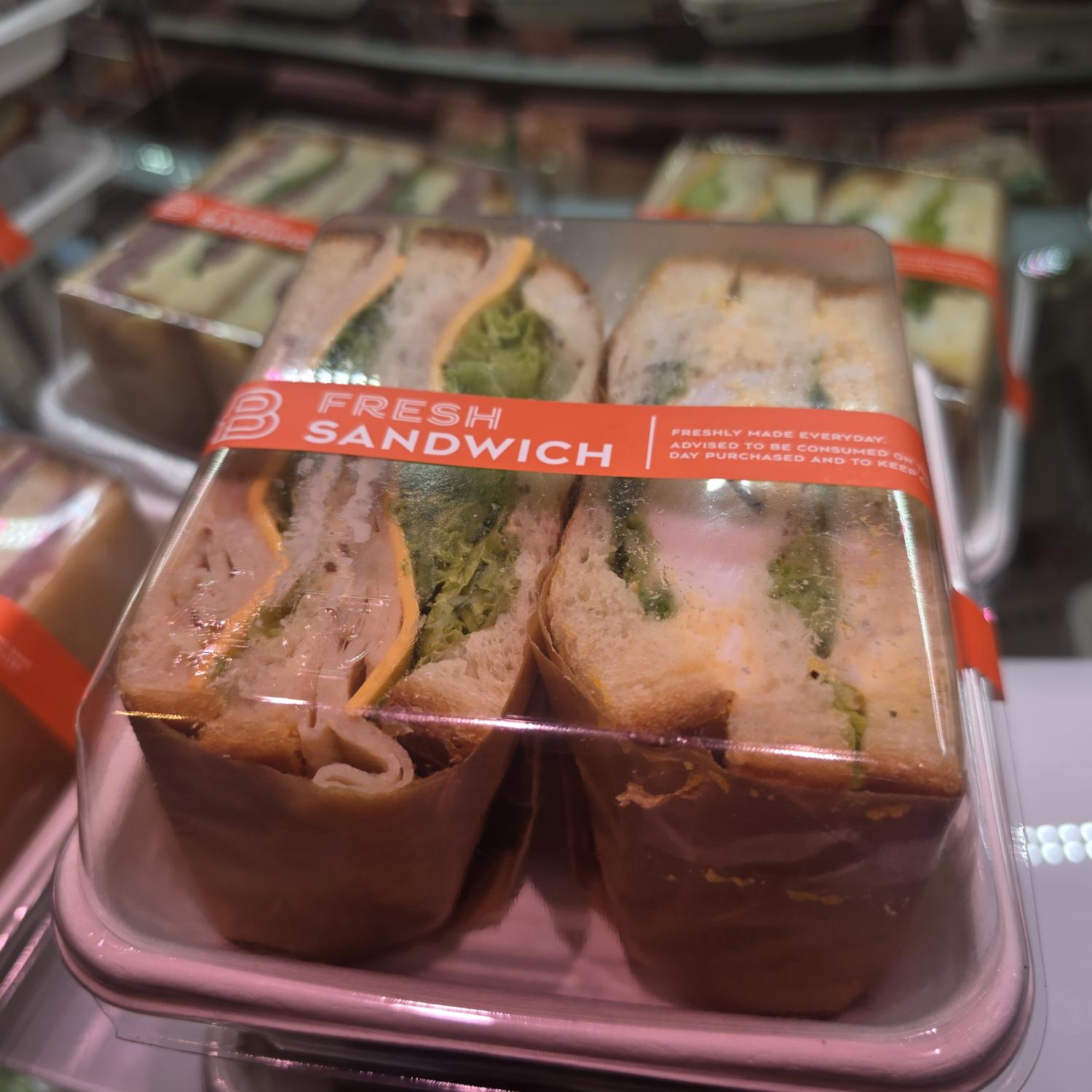 Chicken Ham and Egg Tartar Sandwich