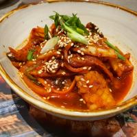 Squid in Tteokbokki Sauce