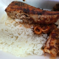 Rice with Stingray and Squid
