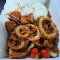 Nasi Sotong Penyet