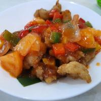 Sweet and Sour Sliced Fish