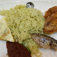 Nasi Lemak Chicken Wing