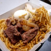 Dry Laksa with Brisket and Tendon